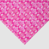 Art Deco Tapete Muster, Fuchsia Pink Seidenpapier (Ausschnitt)