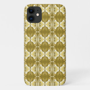 Art Deco Tapete Muster - Gold und Weiß Case-Mate iPhone Hülle