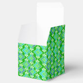 Art Deco Tapete Muster, Jade Green Geschenkschachtel (Geöffnet)