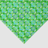 Art Deco Tapete Muster, Jade Green Seidenpapier (Ausschnitt)