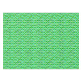 Art Deco Tapete Muster, Jade Green Tischdecke (Vorderseite (Horizontal))