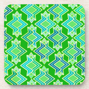 Art Deco Tapete Muster, Jade Green Untersetzer