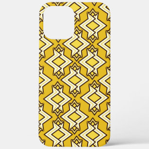 Art Deco Tapete Muster, Mustard Gold Case-Mate iPhone Hülle