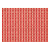 Art Deco Tapete Muster - rot und weiß Tischdecke (Vorderseite (Horizontal))