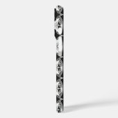 Art Deco Tapete Muster - Schwarzweiß Case-Mate iPhone Hülle (Rückseite / Links)