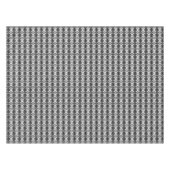 Art Deco Tapete Muster - Schwarzweiß Tischdecke (Vorderseite (Horizontal))