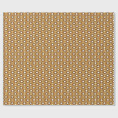 Art Deco Tapete Muster, Tan und Brown Geschenkpapier (Flach)