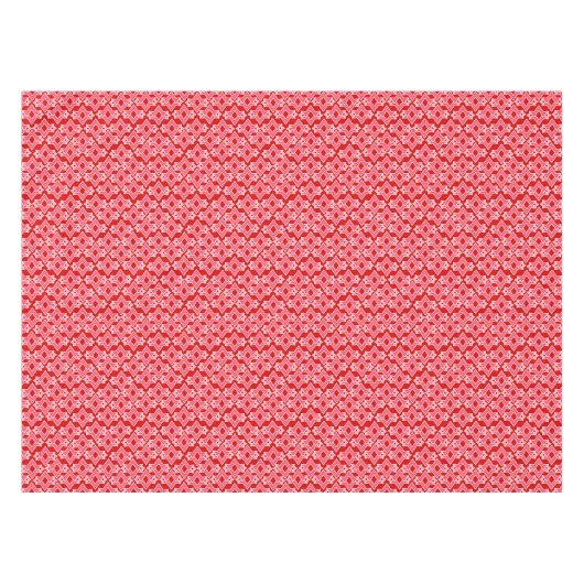 Art-Deco-Tapeten-Muster, dunkelrot und rosa Tischdecke (Vorderseite (Horizontal))