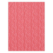 Art-Deco-Tapeten-Muster, dunkelrot und rosa Tischdecke (Vorderseite)