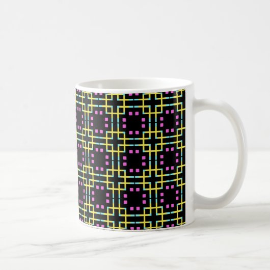 Art Deco Tartan - II Kaffeetasse (Rechts)