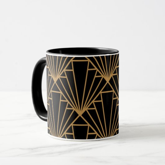 Art Deco Tasse (Vorderseite Links)