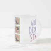 ART DECO Tasse (mattiertes Glas) (VorderseiteRechts)