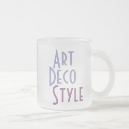 ART DECO Tasse (mattiertes Glas)