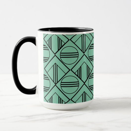 Art-Deco-Tasse Tasse (Links)
