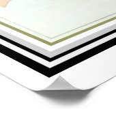 Art Deco "Tea Time" 16 x 20 Poster (Ecke)