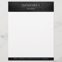 Art Deco Text auf Schwarzwald Briefbogen