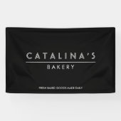 Art Deco Text Bäckerei, Café, Shop Banner (Horizontal)