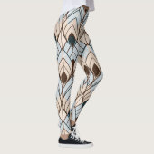 Art Deco: Texturierte Nahtlose Ornamente. Leggings (Rechts)
