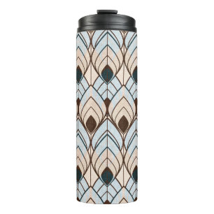 Art Deco: Texturierte Nahtlose Ornamente. Thermosbecher