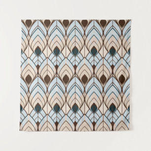 Art Deco: Texturierte Nahtlose Ornamente. Wandteppich
