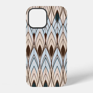Art Deco: Texturiertes nahtloses Ornament. iPhone 12 Hülle
