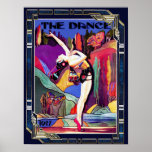 Art Deco "The Dance 1927" Cover Poster<br><div class="desc">Wenn Sie sich für den Download entscheiden, macht Ihr Walgreen Store Platinenplakate aus Ihrem Download in verschiedene Größen und in verschiedenen Texturen zu einem sehr guten Preis. Manchmal mit einem Rabatt. Ein Tipp von meinem US-Freund. Für Großbritannien siehe "Digital Printing" online. Dieses Poster ist die Vintage Titelseite des Dance Magazine...</div>