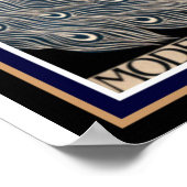 Art Deco "The Modern Poster" 12 x 16 Poster (Ecke)