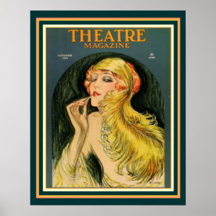 Art Deco Theater Magazine Poster 16 x 20