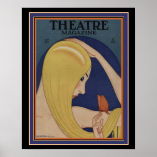 Art Deco Theater Magazine Poster 16 x 20