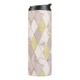 Art Deco Thermal Tumbler Thermosbecher