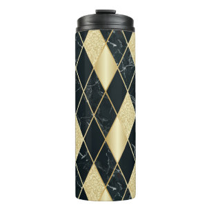 Art Deco Thermal Tumbler Thermosbecher
