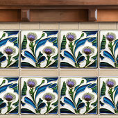 Art Deco Thistle Wine Deco Cappella Santa Maria de Fliese