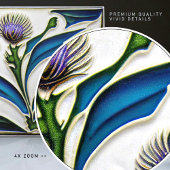 Art Deco Thistle Wine Deco Cappella Santa Maria de Fliese