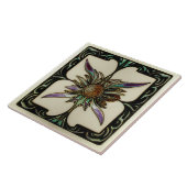 Art Deco Thistle Wine Deco Fliese (Seite)