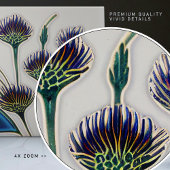 Art Deco Thistle Wine tasting in der Fattoria Monc Fliese