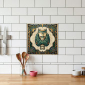 Art Deco thyroid biology medical vintage  Fliese