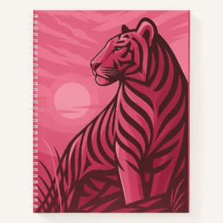 Art Deco Tiger Notebook Notizblock