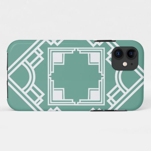 Art Deco Tile Case-Mate iPhone Hülle (Rückseite (Horizontal))