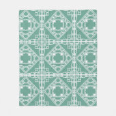 Art Deco Tile Fleecedecke (Vorderseite)