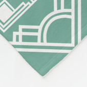 Art Deco Tile Fleecedecke (Ecke)
