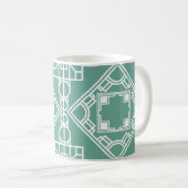 Art Deco Tile Kaffeetasse (VorderseiteRechts)