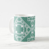 Art Deco Tile Kaffeetasse (Vorderseite Links)
