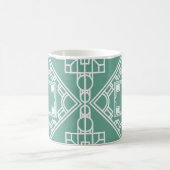 Art Deco Tile Kaffeetasse (Mittel)