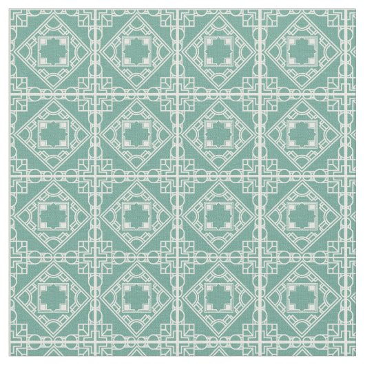 Art Deco Tile Stoff (Nahaufnahme)