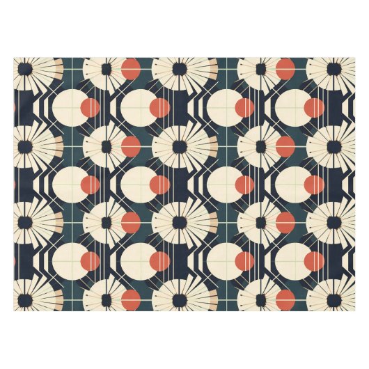 Art Deco Tischdecke (Vorderseite (Horizontal))