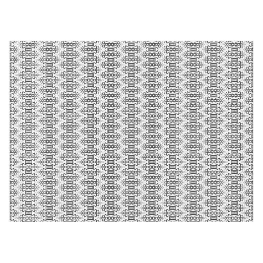 Art Deco Tischdecke (Vorderseite (Horizontal))