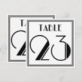 Art Deco Tischnummer 23 (Vorne/Hinten)
