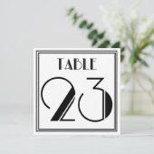 Art Deco Tischnummer 23 (Stehend Vorderseite)