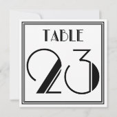 Art Deco Tischnummer 23 (Rückseite)