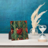 Art Deco Tomatenmuster Fotoplatte (InSitu)